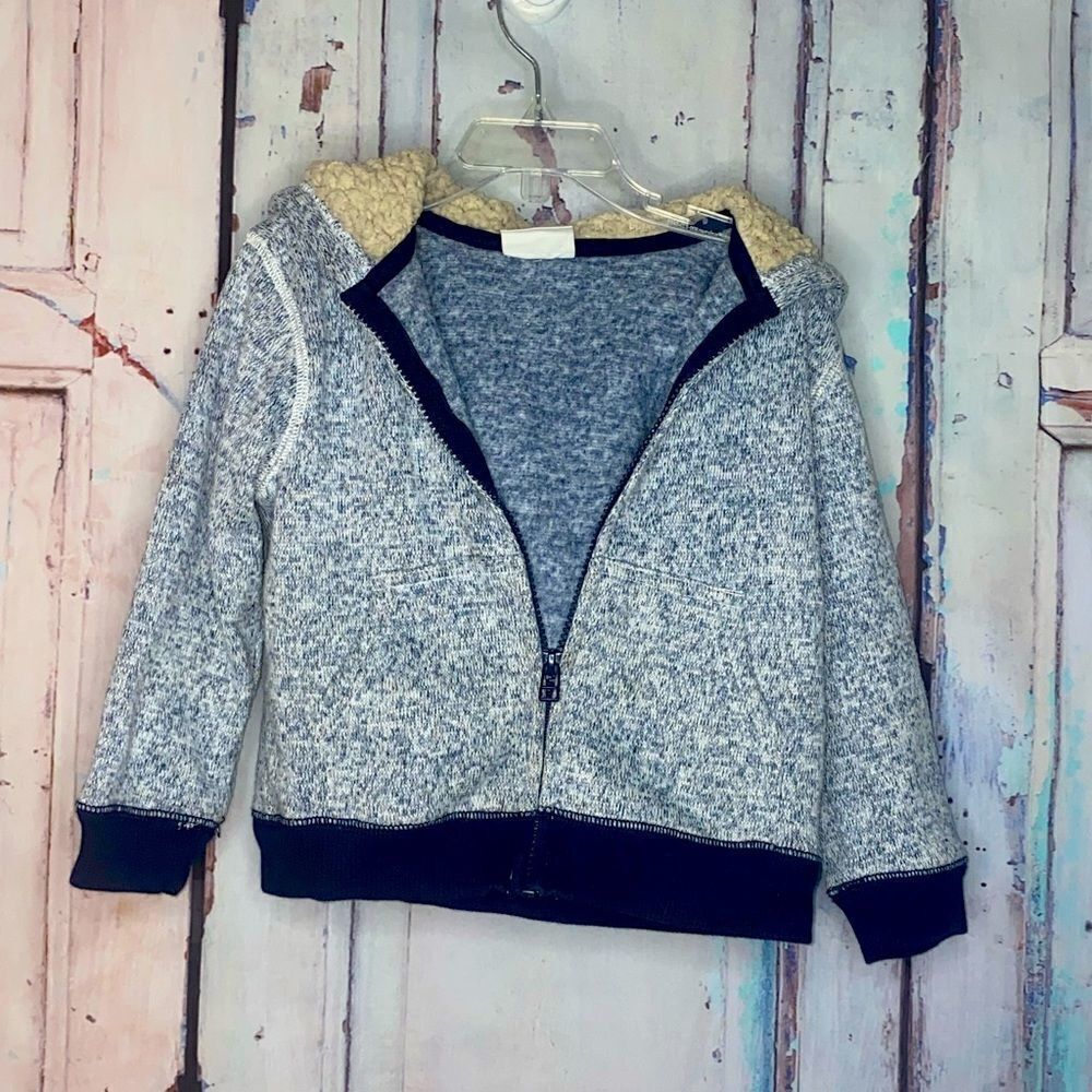 Warm wool lined hooded jacket by Crazy 8